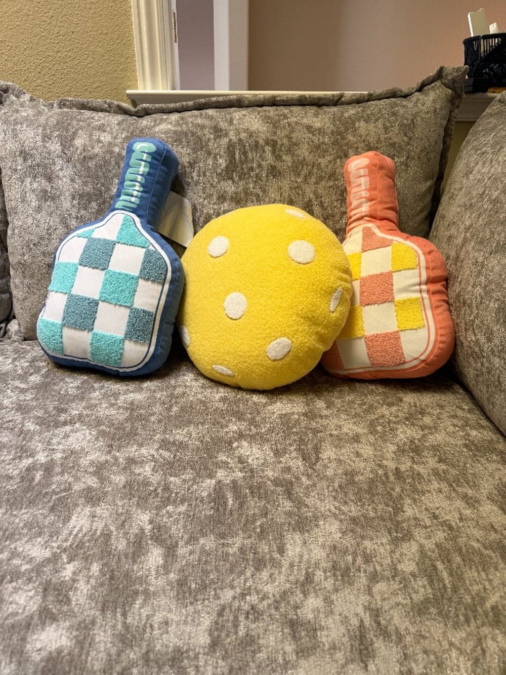 Celebrate Together™ Summer 3-pc. Pickleball Pillow Set Pickle Ball 3 pieces
